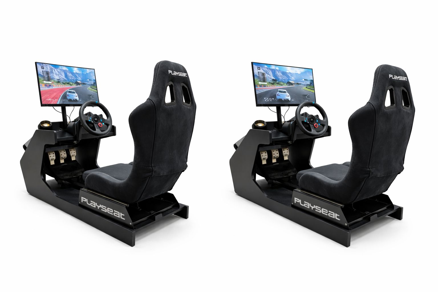 Racing Simulator Svart (2 st)